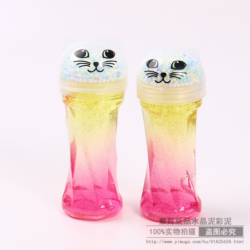 Colorful Crystal Mud Plasticene Jelly Mud Cute Crystal Colored Clay Children Non-Toxic Transparent DIY Clay Plasticine