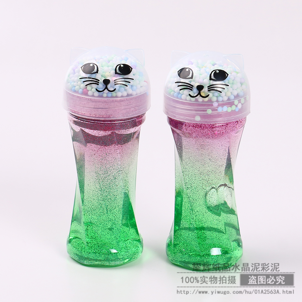 Colorful Crystal Mud Plasticene Jelly Mud Cute Crystal Colored Clay Children Non-Toxic Transparent DIY Clay Plasticine