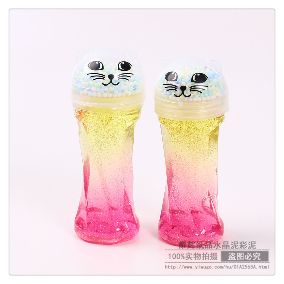 Colorful Crystal Mud Plasticene Jelly Mud Cute Crystal Colored Clay Children Non-Toxic Transparent DIY Clay Plasticine