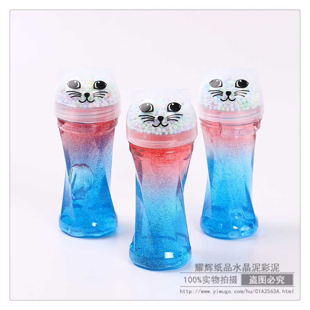 Colorful Crystal Mud Plasticene Jelly Mud Cute Crystal Colored Clay Children Non-Toxic Transparent DIY Clay Plasticine