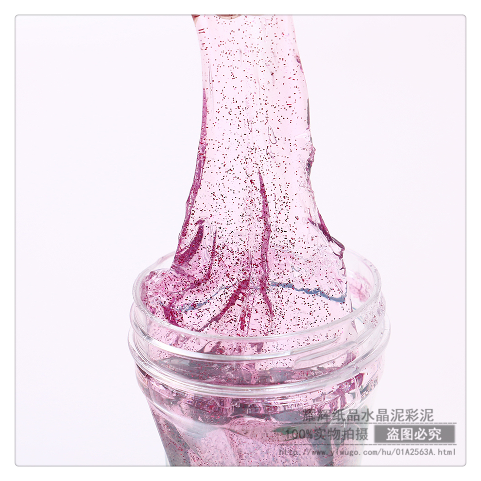 Colorful Crystal Mud Plasticene Jelly Mud Cute Crystal Colored Clay Children Non-Toxic Transparent DIY Clay Plasticine