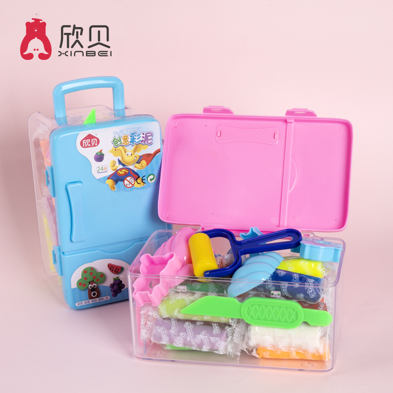 Children&#039;s Hand-Made Plasticine Non-Toxic Space Colored Clay 520