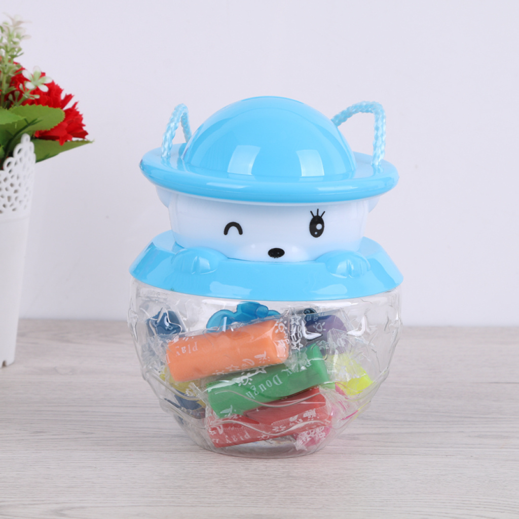 Happy dog DIY creative 3D color clay plasticine