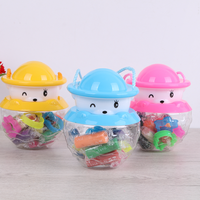 Happy dog DIY creative 3D color clay plasticine
