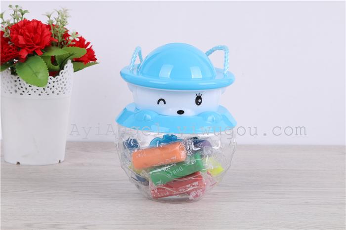 Happy dog DIY creative 3D color clay plasticine
