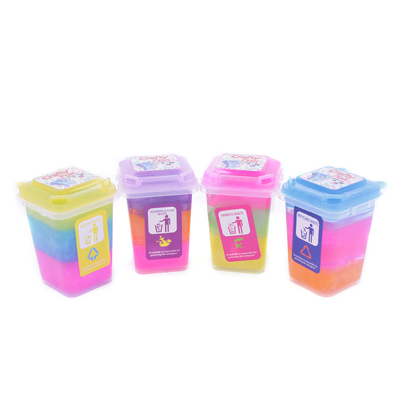 Refuse crystal sand glue colored mucus mud toy crystal mud transparent jelly clay plasticine