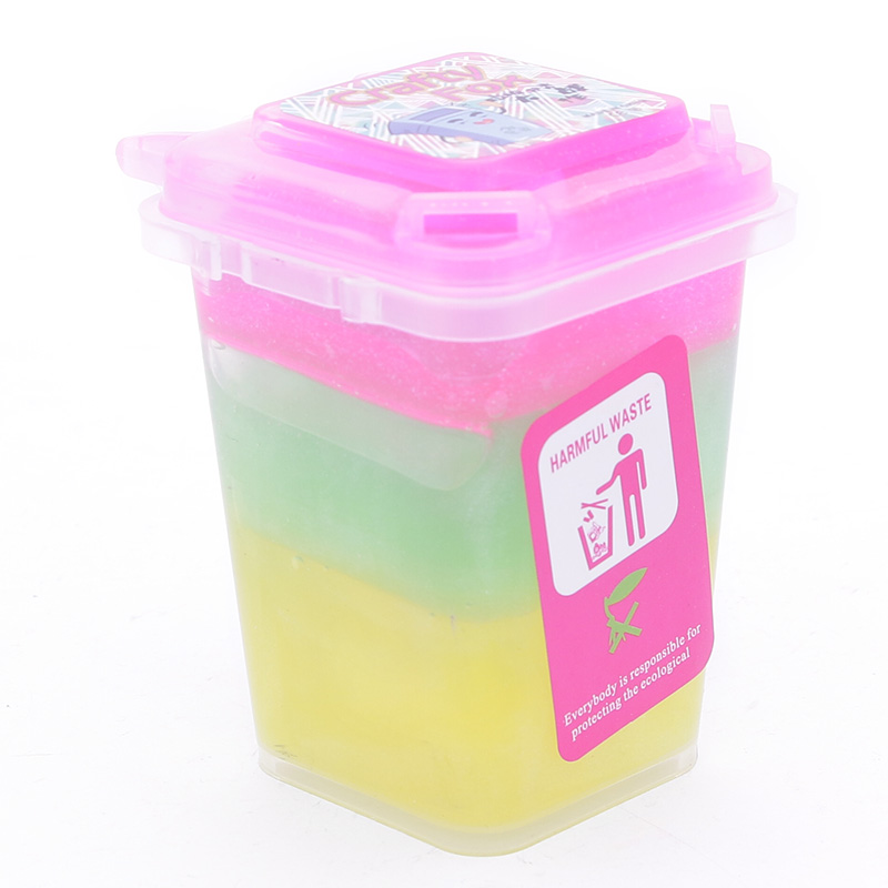 Refuse crystal sand glue colored mucus mud toy crystal mud transparent jelly clay plasticine
