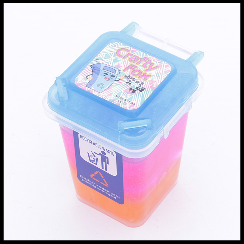 Refuse crystal sand glue colored mucus mud toy crystal mud transparent jelly clay plasticine