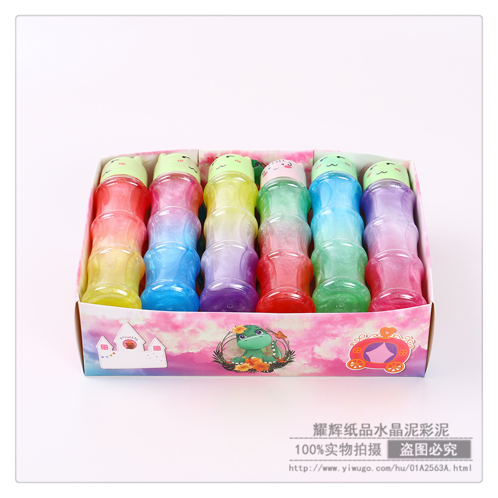 Crystal Mud Slim Plasticine Plasticene Bulk Clay Safety Environmental Protection Colored Clay Transparent Material Children's Toys Crystal Mud Slim Plasticine Plasticene Bulk Clay Safety Environmental Protection Colored Clay Transparent Material Children's Toys