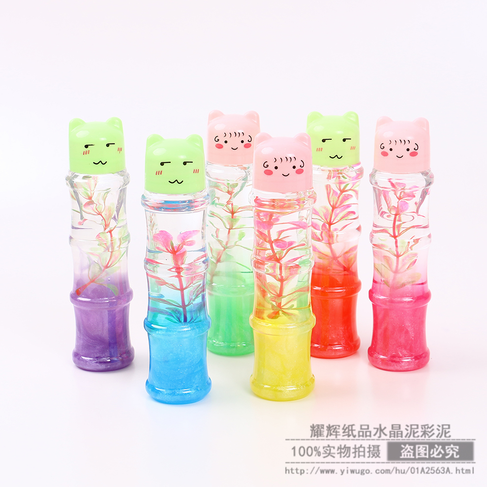 Crystal Mud Slim Plasticine Plasticene Bulk Clay Safety Environmental Protection Colored Clay Transparent Material Children&#039;s Toys