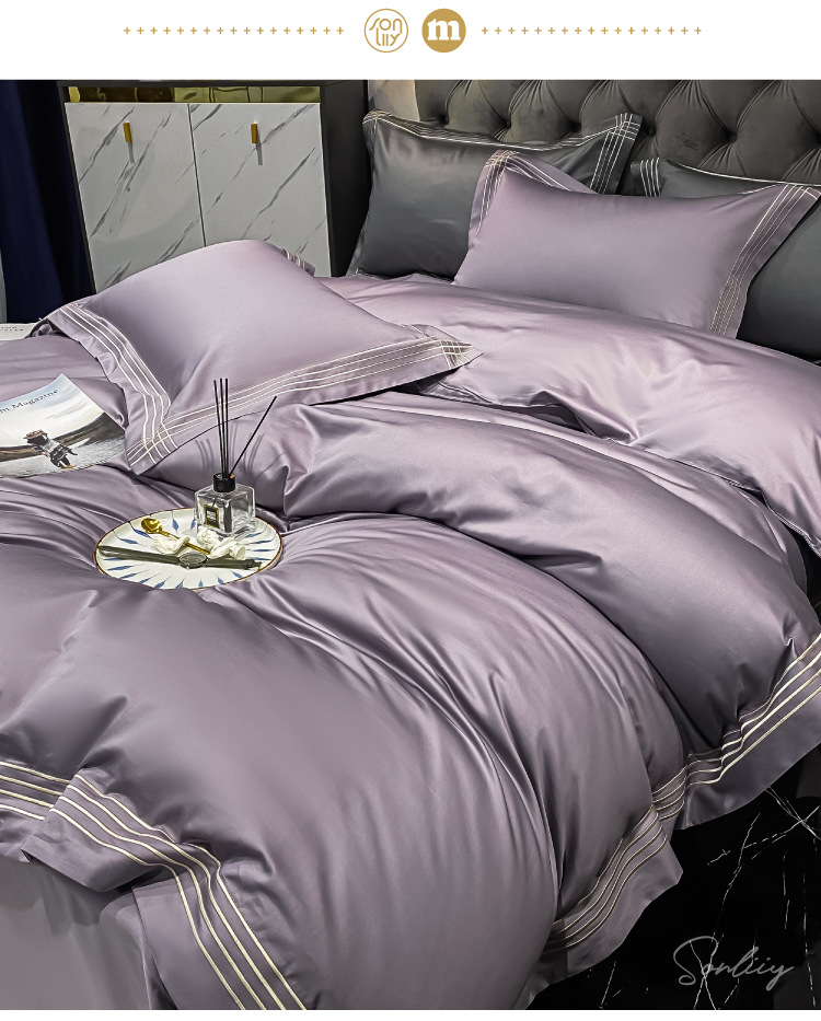 Set Wedding 100S All Cotton Pure Cotton New Wedding Celebration Quilt Happy Quilt High-End Wedding Room Wedding bedding