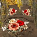 Snow pigeon Fleur fabric sueding wedding bedding set of four continental sheets factory direct---love