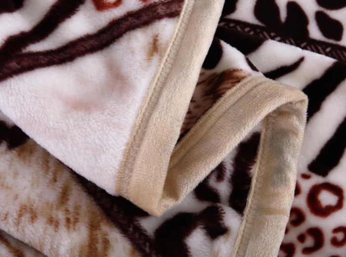 Wedding bedding Raschel blankets super soft single twin 4 kg wool blanket