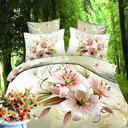 Snow pigeon home textiles autumn/winter set of four new super soft warm Kiss Liv velvet wedding bedding 3D stereo factory outlets-flower fairy