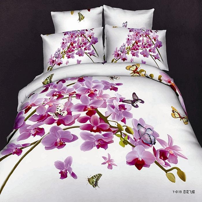 3D painting floral cotton four set elegant wedding bedding factory outlets selling roses bedding 3D painting floral cotton four set elegant wedding bedding factory outlets selling roses bedding