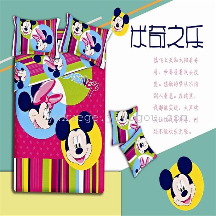 Home textiles cartoon fashion wedding bedding set of four sweet personality about sanded four sets of warm factory direct