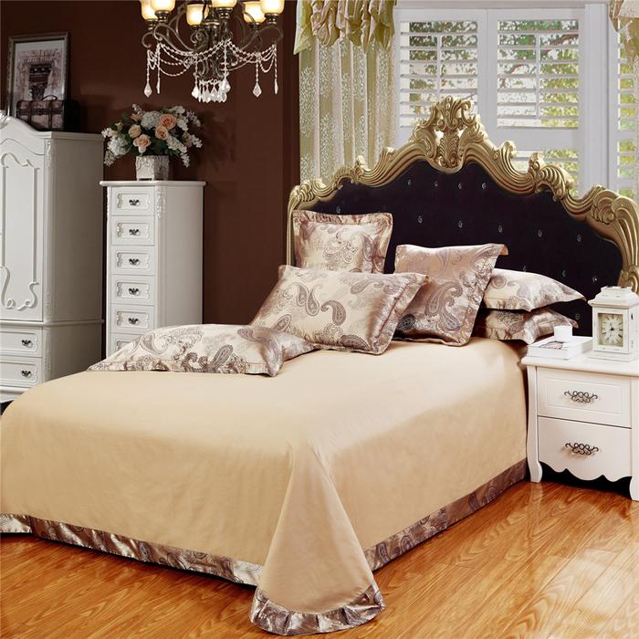 Yiwu snow pigeon spinning Tencel satin Jacquard wedding bedding package 4PCS bedding set 2015