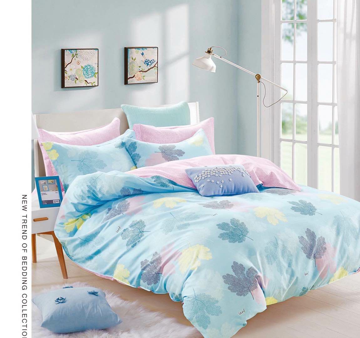Gong satin-cotton four-piece wedding bedding wholesale autumn winter foreign trade students double home textile Gong satin-cotton four-piece wedding bedding wholesale autumn winter foreign trade students double home textile