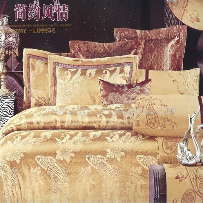 Silver pigeon home textiles four sets of luxury wedding bedding sets factory direct