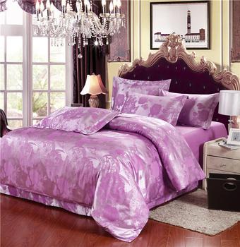 Yiwu snow pigeon spinning Tencel satin Jacquard wedding bedding package set of three or four new 2015