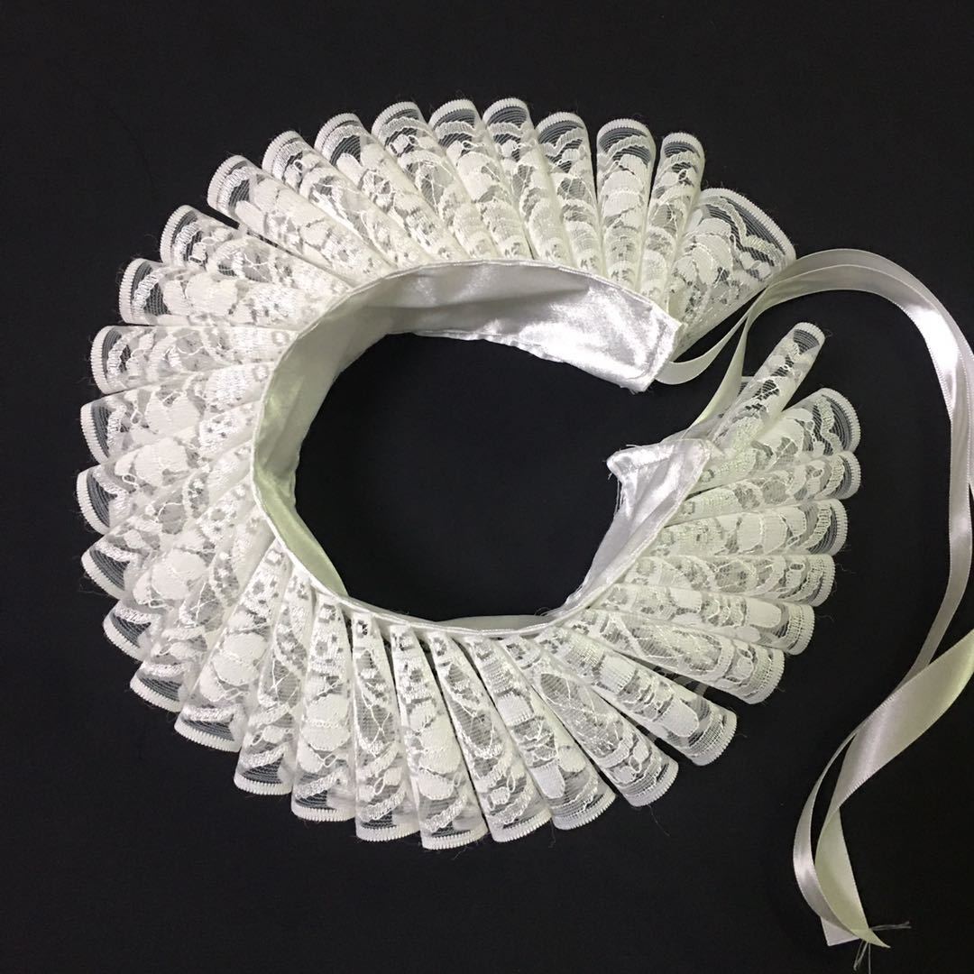 Classic New Style Handmade Ruff Collar Fake Collar Drama Stage Modeling Wedding Photo Photography Props Classic New Style Handmade Ruff Collar Fake Collar Drama Stage Modeling Wedding Photo Photography Props