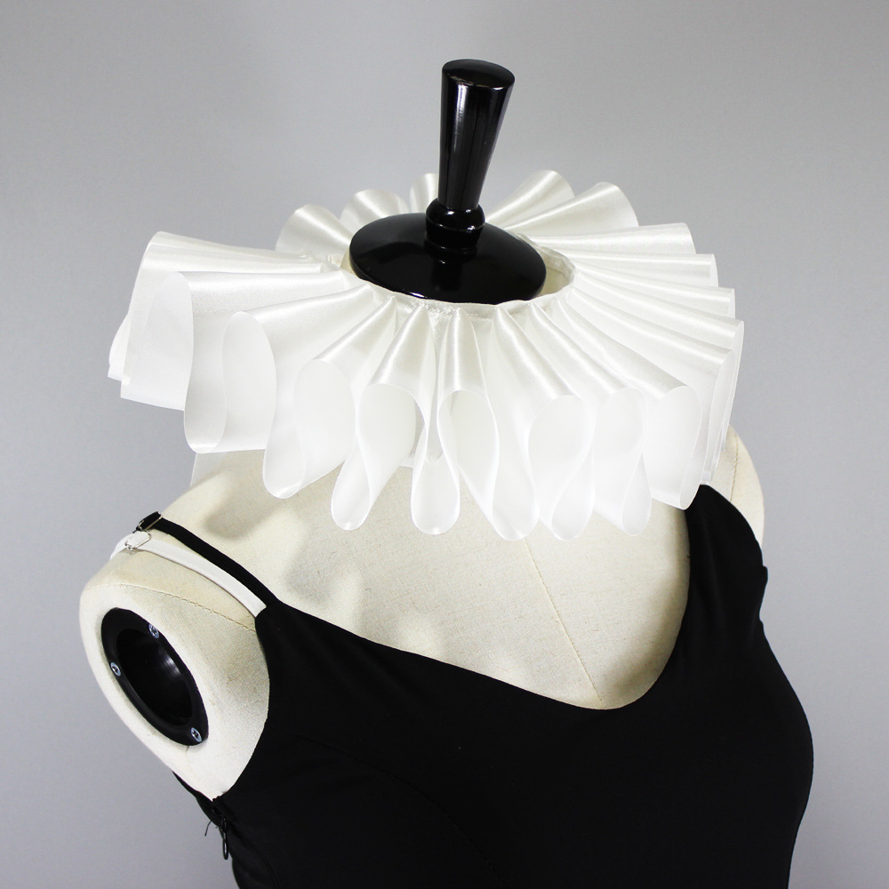 Classic New Style Handmade Ruff Collar Fake Collar Drama Stage Modeling Wedding Photo Photography Props Classic New Style Handmade Ruff Collar Fake Collar Drama Stage Modeling Wedding Photo Photography Props