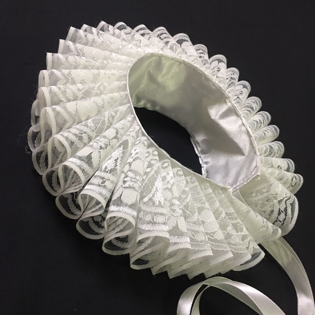Classic New Style Handmade Ruff Collar Fake Collar Drama Stage Modeling Wedding Photo Photography Props Classic New Style Handmade Ruff Collar Fake Collar Drama Stage Modeling Wedding Photo Photography Props