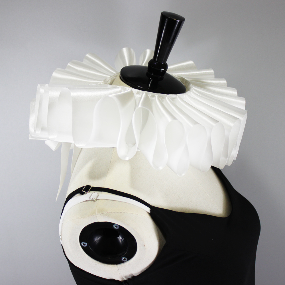 Classic New Style Handmade Ruff Collar Fake Collar Drama Stage Modeling Wedding Photo Photography Props Classic New Style Handmade Ruff Collar Fake Collar Drama Stage Modeling Wedding Photo Photography Props