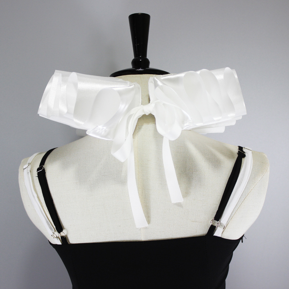 Classic New Style Handmade Ruff Collar Fake Collar Drama Stage Modeling Wedding Photo Photography Props Classic New Style Handmade Ruff Collar Fake Collar Drama Stage Modeling Wedding Photo Photography Props