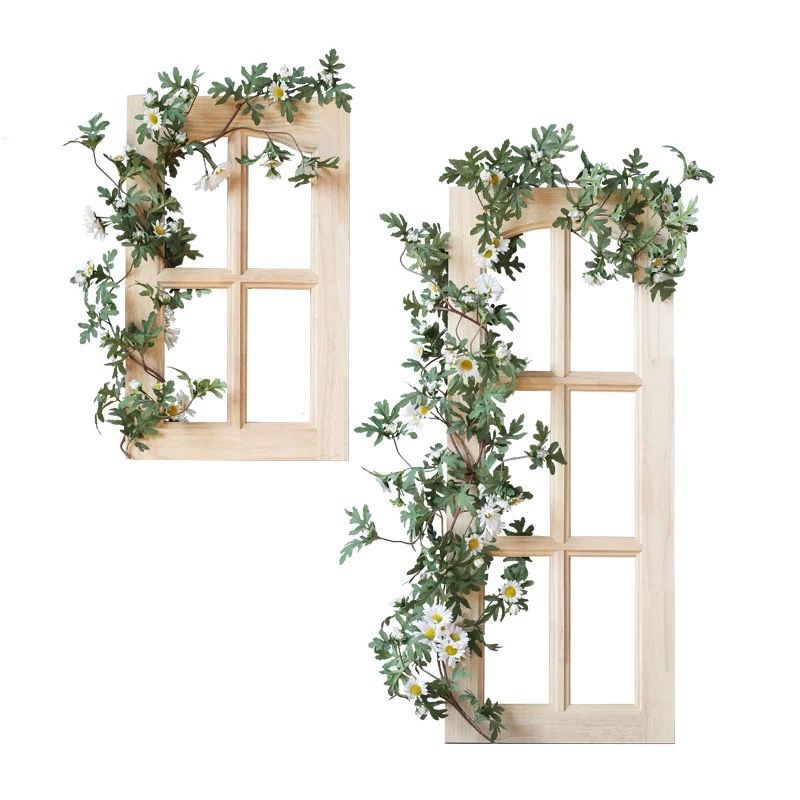 Young Photography Props Fake Flower Wall Decoration and Wall Hanging Wind Plastic Flowers Wedding Props Decoration