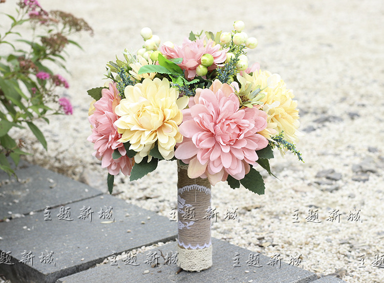 Bridal Bouquet Bridal Wedding Artificial Flower Photo Props Wedding Photo Mori Style Bridal Bouquet Bridal Bouquet Bridal Wedding Artificial Flower Photo Props Wedding Photo Mori Style Bridal Bouquet