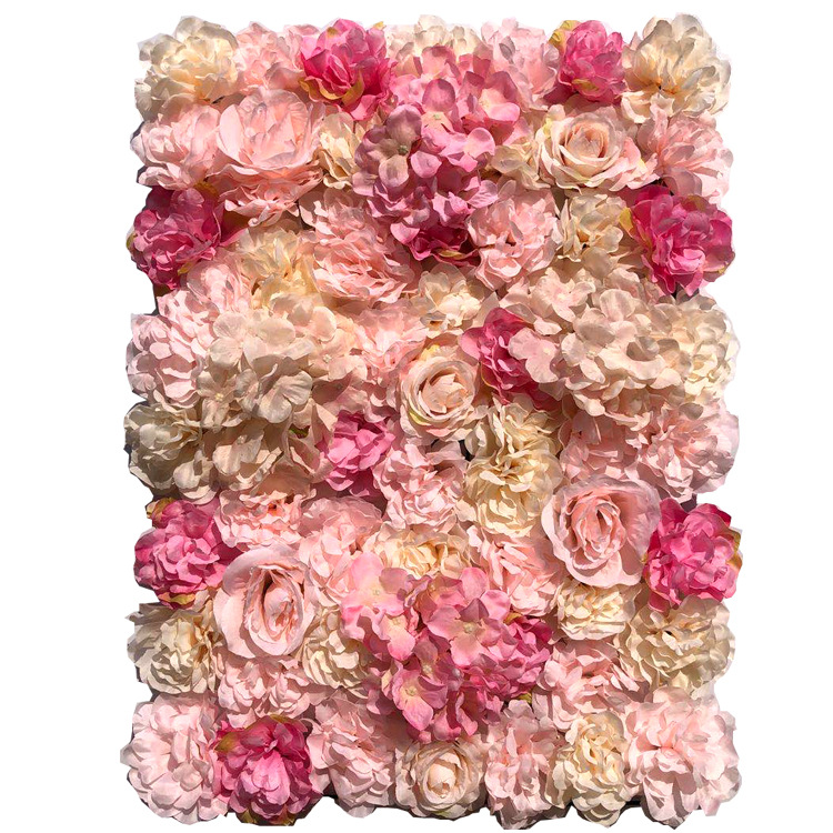 Background TikTok Same Style Flower Wall Photography Props Fake Flower Decoration Silk Flower Wedding Background