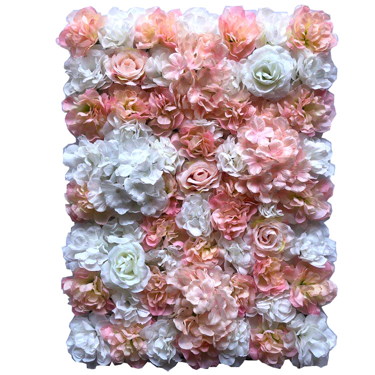 Background TikTok Same Style Flower Wall Photography Props Fake Flower Decoration Silk Flower Wedding Background