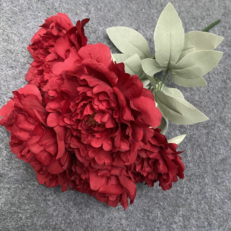 No. 5 Set Peony Wedding Hall Arch Road Lead Shooting Props Fake Wedding flower No. 5 Set Peony Wedding Hall Arch Road Lead Shooting Props Fake Wedding flower