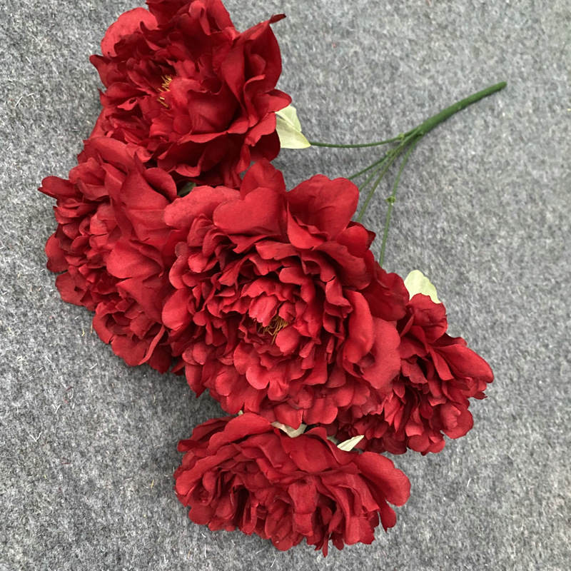 No. 5 Set Peony Wedding Hall Arch Road Lead Shooting Props Fake Wedding flower No. 5 Set Peony Wedding Hall Arch Road Lead Shooting Props Fake Wedding flower