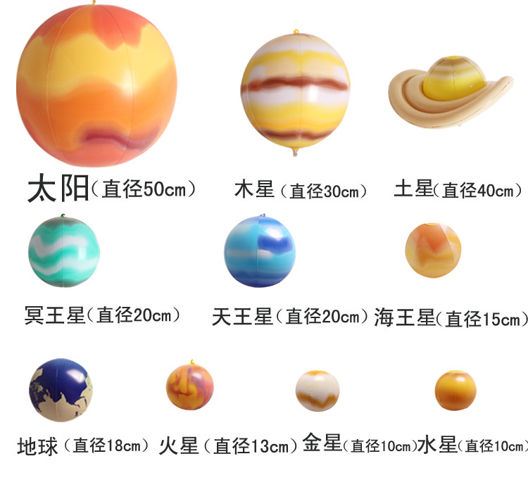 spot inflatable nine planets solar system teaching props model wedding shopping mall decoration inflatable beach ball spot inflatable nine planets solar system teaching props model wedding shopping mall decoration inflatable beach ball