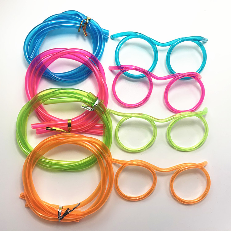 Funny Eye Straw Wedding Game Props Fun Children DIY Glasses Straw Factory Wholesale