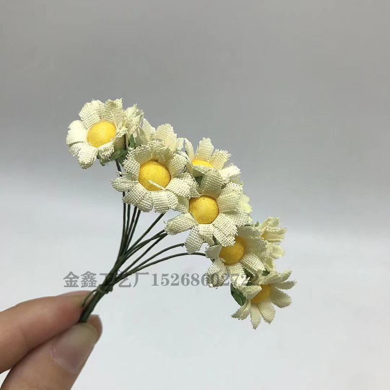 Silk Daisy Artificial Flower Bouquet Multicolor Daisy Wedding Flower Decoration Scrapbooking Fake Rose Flower