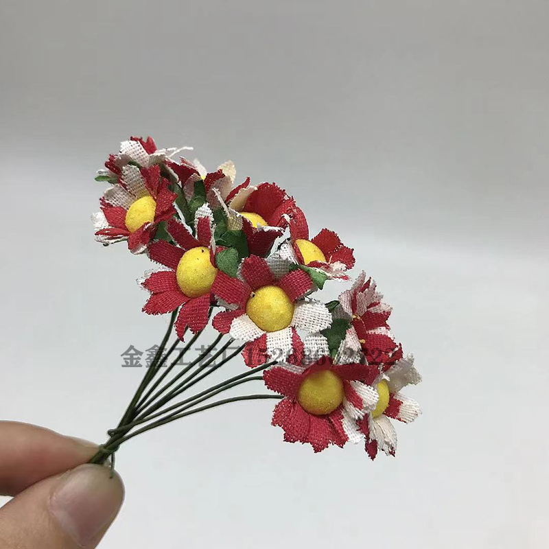 Silk Daisy Artificial Flower Bouquet Multicolor Daisy Wedding Flower Decoration Scrapbooking Fake Rose Flower