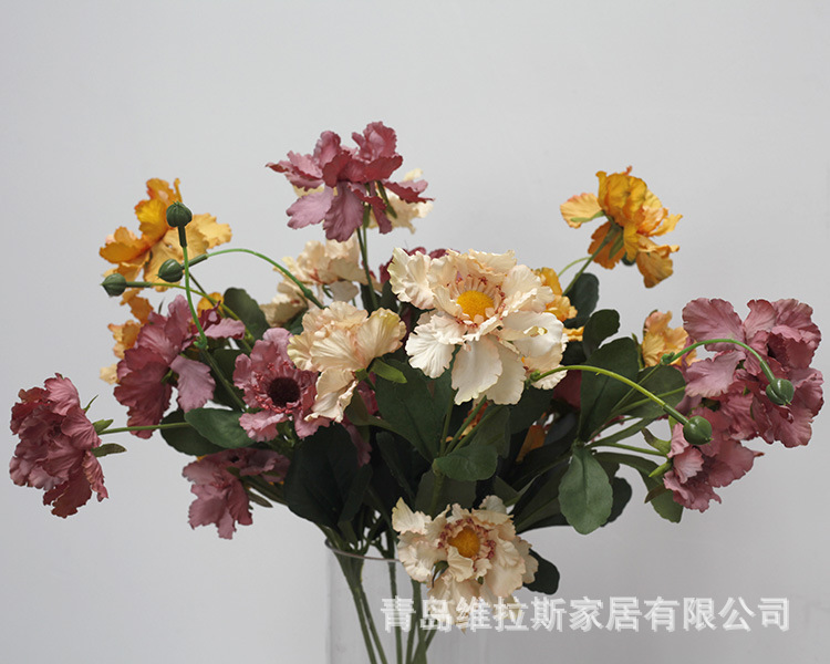 Flower Wedding Flower Bouquet Fake Flower Wild Chrysanthemum Photography Props Silk Flower Huafeng Chrysanthemum Flower Wedding Flower Bouquet Fake Flower Wild Chrysanthemum Photography Props Silk Flower Huafeng Chrysanthemum