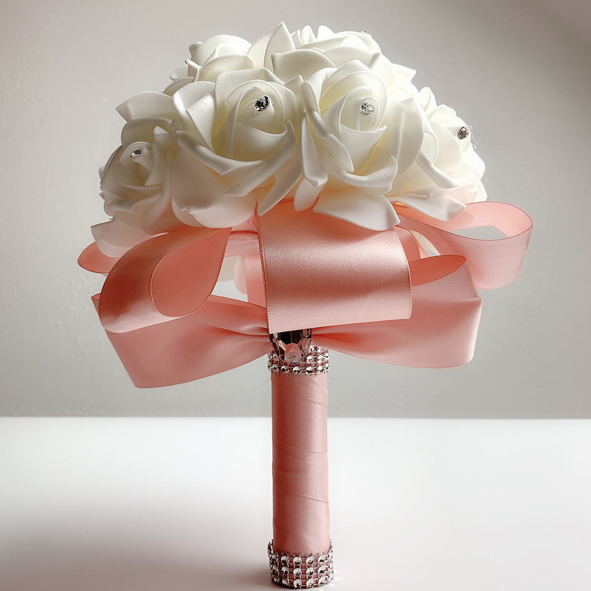 Xf09 Bridal Bouquet Wholesale Wedding Foam Simulation Bouquet Wedding Flower Factory in Stock Cross-Border Supply Xf09 Bridal Bouquet Wholesale Wedding Foam Simulation Bouquet Wedding Flower Factory in Stock Cross-Border Supply