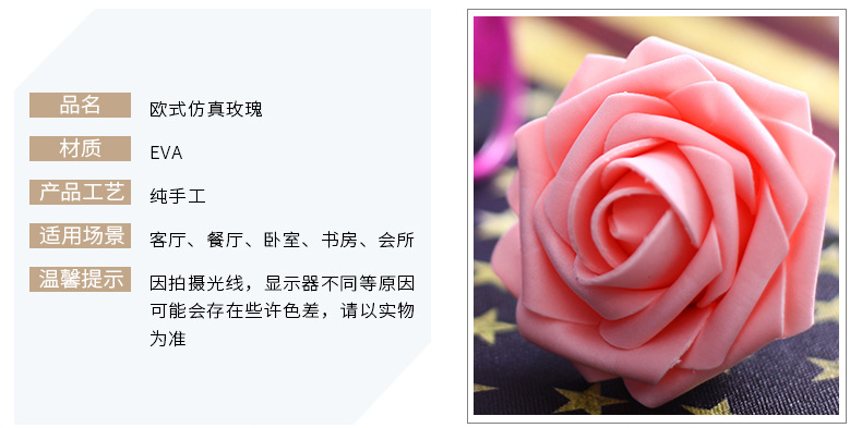 Factory Wholesale 8cm Artificial PE Rose Foamflower Wedding Flower Arch Bridal Bouquet Wedding Candies Box Floral Ball Bouquet