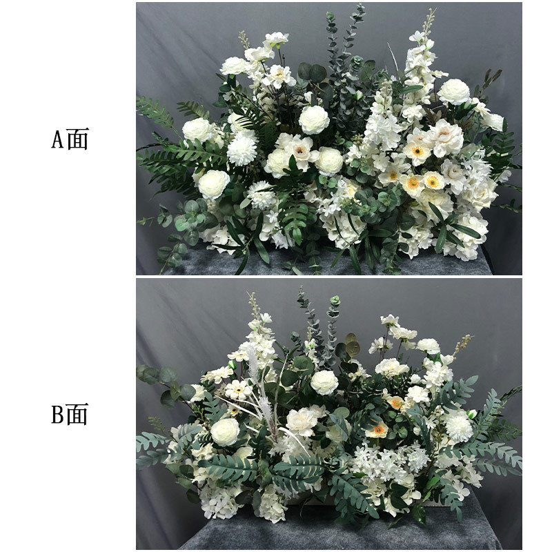Wedding Flower Row Road Lead Flower Decorative Long Row Flower Arch Background Wedding Ceremony Wedding flower