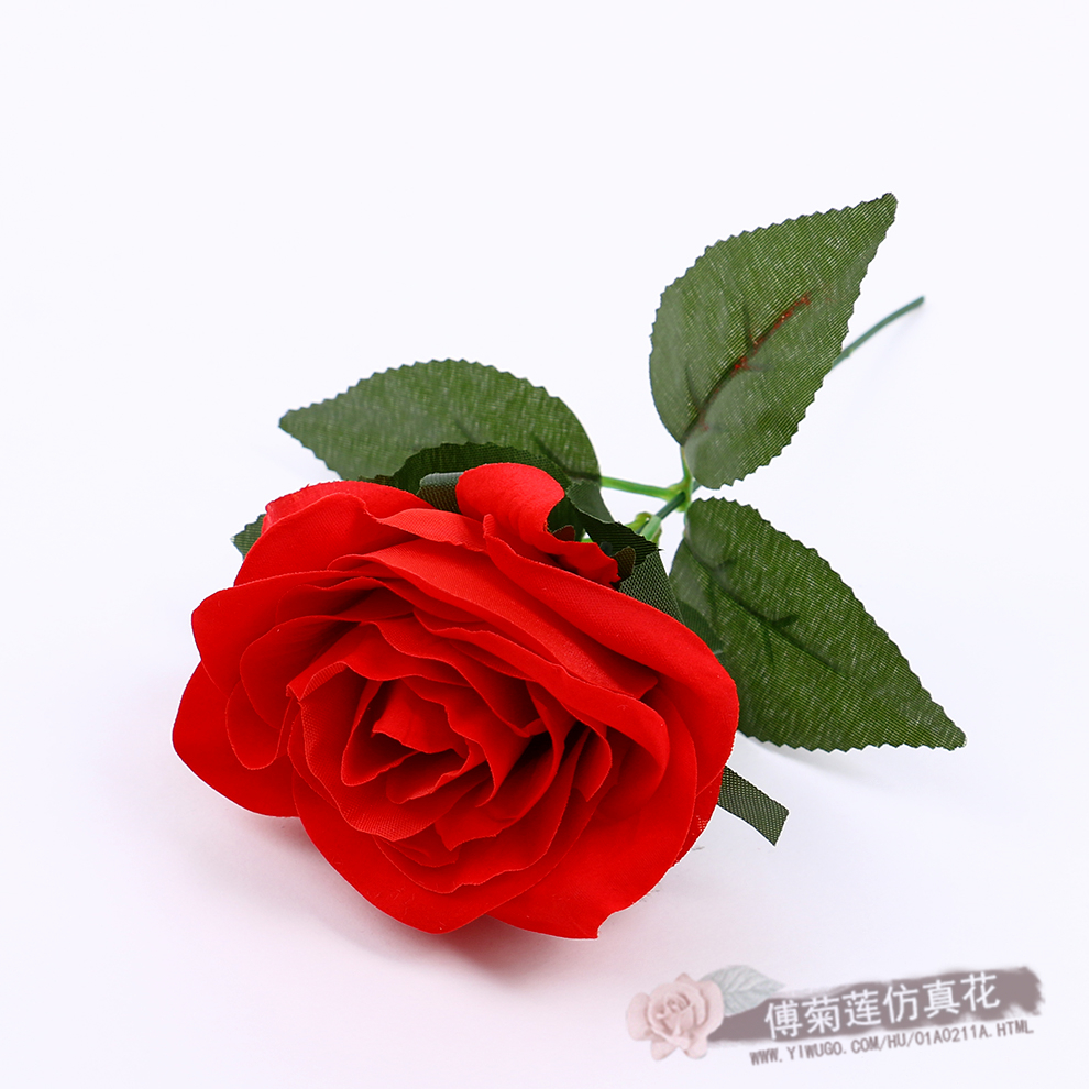 Artificial Flower Fake Rose Flower Living Room TV Cabinet Shooting Props Bridal Bouquet Bouquet Table-Top Decorations Wedding Flower