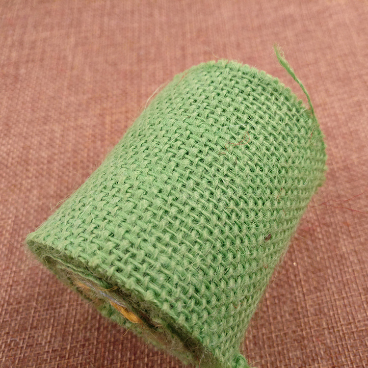 Colorful Real Burlap Roll Handmade DIY Gift Gift Box Wedding Flower Shop Christmas Product