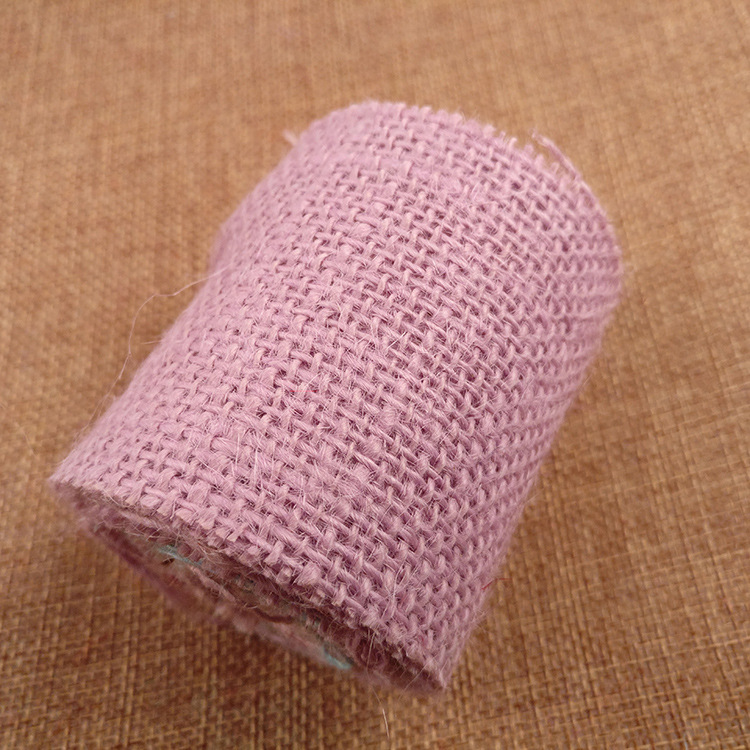 Colorful Real Burlap Roll Handmade DIY Gift Gift Box Wedding Flower Shop Christmas Product Colorful Real Burlap Roll Handmade DIY Gift Gift Box Wedding Flower Shop Christmas Product