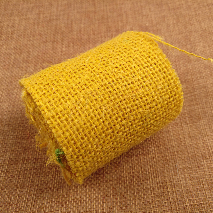 Colorful Real Burlap Roll Handmade DIY Gift Gift Box Wedding Flower Shop Christmas Product Colorful Real Burlap Roll Handmade DIY Gift Gift Box Wedding Flower Shop Christmas Product