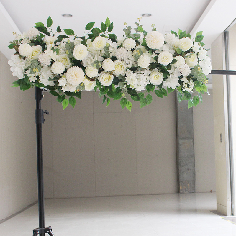 New Wedding Flower Row Wedding Stage Background Wall Decoration Decorative Flowers Outdoor Wedding flower