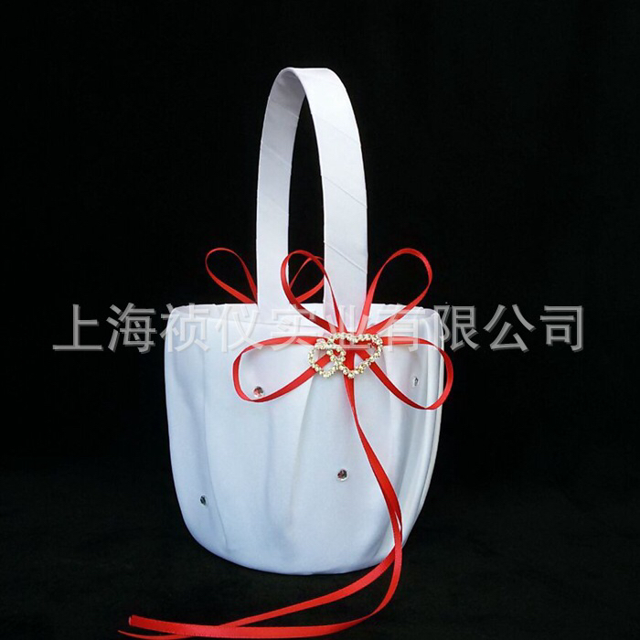 Factory Direct Sales Bridal Basket Wedding Flower Baskets Stable Supply Wholesale Customization
