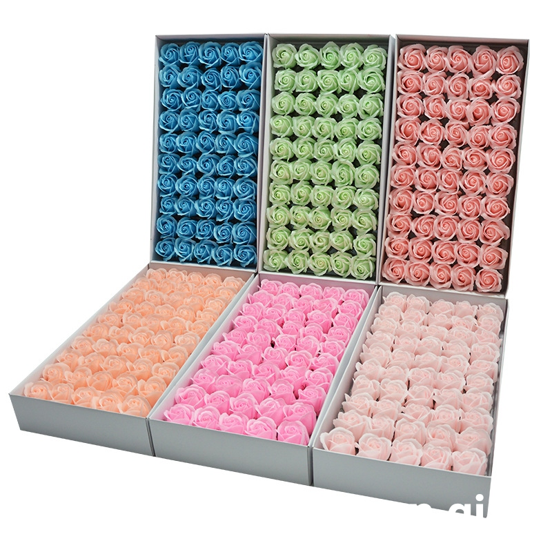 Luminous Flower Simulation Bar Soap Rose Perianth Qixi Valentine&#039;s Day Teacher&#039;s Day Christmas Wedding Wedding Gift Box